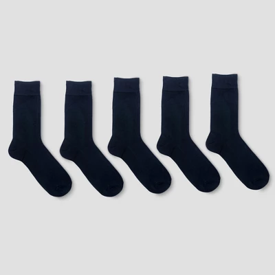 Men's Flat Knit Dress Socks 5pk - Goodfellow & Co™ 4 Men's Flat Knit Dress Socks 5pk - Goodfellow & Co™ - Image 2