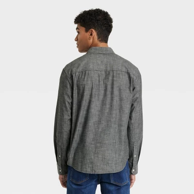 Men's Button-Down Shirt - Goodfellow & Co™ Black Wash 3 Men's Button-Down Shirt - Goodfellow & Co™ Black Wash