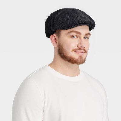 Men's Corduroy Ivy Beret With Ear Flap - Goodfellow & Co™ Black 3 Men's Corduroy Ivy Beret With Ear Flap - Goodfellow & Co™ Black