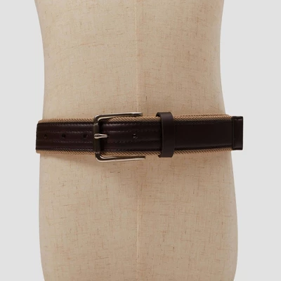 Men's Khaki Fabric With Overlay Belt - Goodfellow & Co™ Brown 6 Men's Khaki Fabric With Overlay Belt - Goodfellow & Co™ Brown - Image 4