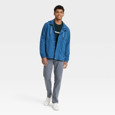 Men's Elevated Rain Coat - Goodfellow & Co™ Blue 4 Men's Elevated Rain Coat - Goodfellow & Co™ Blue - Image 2