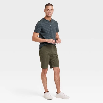 Men's Every Wear 9" Slim Fit Flat Front Chino Shorts - Goodfellow & Co™ 4 Men's Every Wear 9" Slim Fit Flat Front Chino Shorts - Goodfellow & Co™ - Image 2