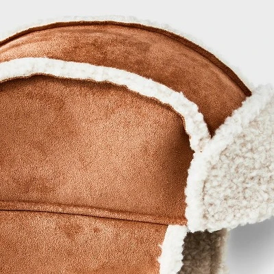 Men's Suede Faux Shearling Trapper Hat - Goodfellow & Co™ Tan 5 Men's Suede Faux Shearling Trapper Hat - Goodfellow & Co™ Tan - Image 3