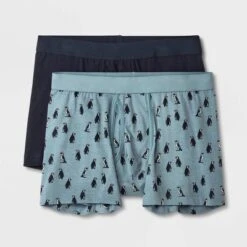 Men's Penguin Print Boxer Briefs 2pk - Goodfellow & Co™ Gray -Men Clothing Promotion GUEST 53371729 1abf 4a83 b23c fa8948ec021c