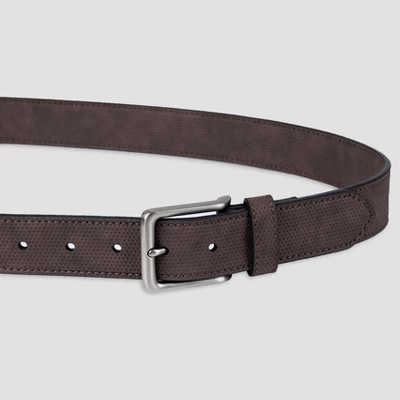 Men's 35mm Textured Strap Belt - Goodfellow & Co™ Brown 4 Men's 35mm Textured Strap Belt - Goodfellow & Co™ Brown - Image 2