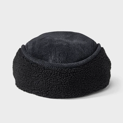 Men's Corduroy Ivy Beret With Ear Flap - Goodfellow & Co™ Black 4 Men's Corduroy Ivy Beret With Ear Flap - Goodfellow & Co™ Black - Image 2