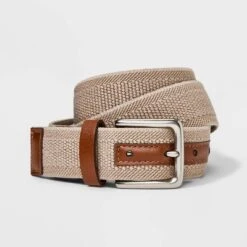 Men's Solid Stretch Belt - Goodfellow & Co™ Khaki -Men Clothing Promotion GUEST 6c2d58c1 ad0d 4dba 93f7 bc35b3886f26