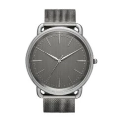 Men's Mesh Strap Watch - Goodfellow & Co™ Dark Gray
