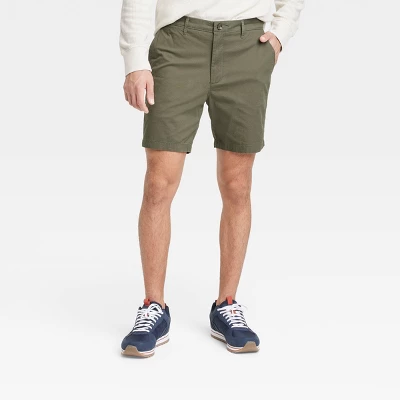 Men's Every Wear 7" Slim Fit Flat Front Chino Shorts - Goodfellow & Co™ 6 Men's Every Wear 7" Slim Fit Flat Front Chino Shorts - Goodfellow & Co™ - Image 4