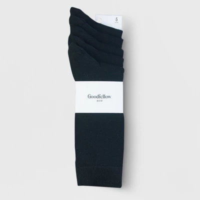 Men's Flat Knit Dress Socks 5pk - Goodfellow & Co™ 3 Men's Flat Knit Dress Socks 5pk - Goodfellow & Co™