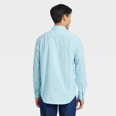 Men's Performance Dress Standard Fit Long Sleeve Button-Down Shirt - Goodfellow & Co™ 3 Men's Performance Dress Standard Fit Long Sleeve Button-Down Shirt - Goodfellow & Co™