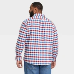 Men's Big & Tall Every Wear Long Sleeve Button-Down Shirt - Goodfellow & Co™