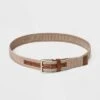 Men's Solid Stretch Belt - Goodfellow & Co™ Khaki -Men Clothing Promotion GUEST 80dbc586 e4db 46a9 adc7 89f04cc1b1a9