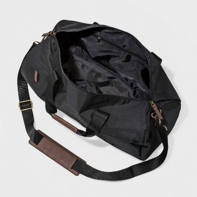 Men's Carry On Duffel Weekender Bag - Goodfellow & Co™ Black 2 Men's Carry On Duffel Weekender Bag - Goodfellow & Co™ Black
