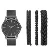 Men's Mesh Strap Watch Set - Goodfellow & Co™ Black -Men Clothing Promotion GUEST 883f4584 3311 4ee8 a08f 20f672a4bd19
