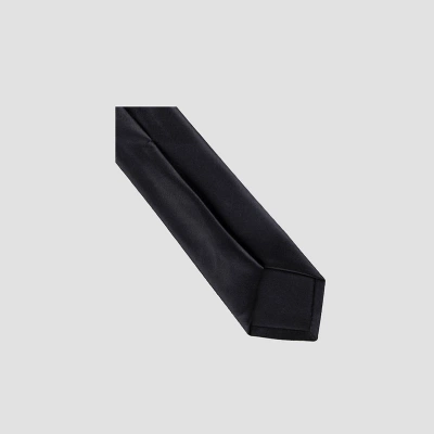 Men's Satin Skinny Tie - Goodfellow & Co™ Black One Size 5 Men's Satin Skinny Tie - Goodfellow & Co™ Black One Size - Image 3