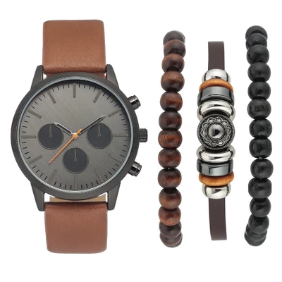 Men's Watch Set - Goodfellow & Co™ Brown 3 Men's Watch Set - Goodfellow & Co™ Brown