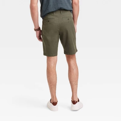 Men's Every Wear 9" Slim Fit Flat Front Chino Shorts - Goodfellow & Co™ 3 Men's Every Wear 9" Slim Fit Flat Front Chino Shorts - Goodfellow & Co™