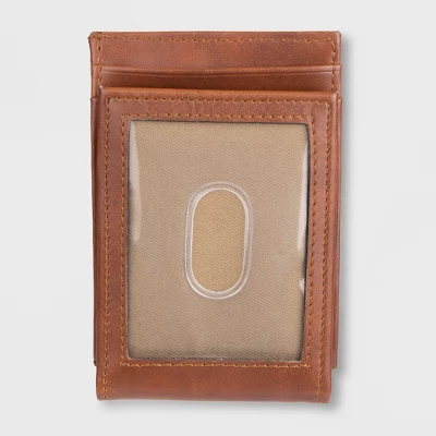 Wide Mag Curved Pocket Wallet - Goodfellow & Co™ Tan One Size 5 Wide Mag Curved Pocket Wallet - Goodfellow & Co™ Tan One Size - Image 3