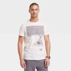 Men's Regular Fit Fender Short Sleeve T-Shirt - Goodfellow & Co™ White -Men Clothing Promotion GUEST c29ff6b9 1e83 461f 9c66 83b148cb9dec