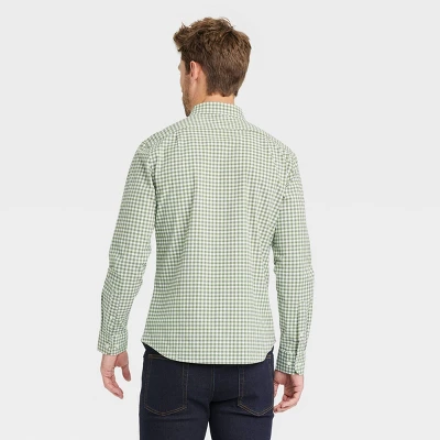 Men's Slim Fit Every Wear Long Sleeve Button-Down Shirt - Goodfellow & Co™ 3 Men's Slim Fit Every Wear Long Sleeve Button-Down Shirt - Goodfellow & Co™