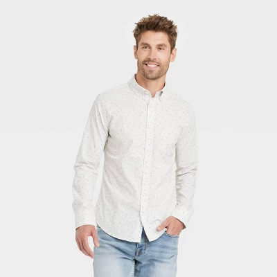 Men's Slim Fit Every Wear Long Sleeve Button-Down Shirt - Goodfellow & Co™ 6 Men's Slim Fit Every Wear Long Sleeve Button-Down Shirt - Goodfellow & Co™ - Image 4