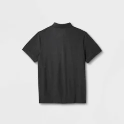 Men's Loose Fit Adaptive Polo Shirt - Goodfellow & Co™ Gray