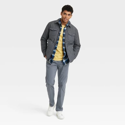 Men's Onion Quilted Lightweight Jacket - Goodfellow & Co™ Heathered Gray 4 Men's Onion Quilted Lightweight Jacket - Goodfellow & Co™ Heathered Gray - Image 2