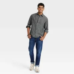 Men's Button-Down Shirt - Goodfellow & Co™ Black Wash 7 Men's Button-Down Shirt - Goodfellow & Co™ Black Wash -Men Clothing Promotion GUEST ddd1e48c 47c0 43af 9e9a 7ee0ad1b8a21