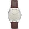 Men's Classic Day/Date Strap Watch - Goodfellow & Co™ Silver/Brown 2 Men's Classic Day/Date Strap Watch - Goodfellow & Co™ Silver/Brown -Men Clothing Promotion GUEST df70b460 be56 4964 865b d471ba679359