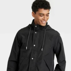 Men's Elevated Rain Coat - Goodfellow & Co™ Black 7 Men's Elevated Rain Coat - Goodfellow & Co™ Black -Men Clothing Promotion GUEST e5194a4a 2772 4956 b620 603f6e015586