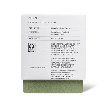 No. 9 Grapefruit & Cypress Men's Cologne - 3.4 Fl Oz - Goodfellow & Co™ 4 No. 9 Grapefruit & Cypress Men's Cologne - 3.4 Fl Oz - Goodfellow & Co™ - Image 2