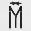 Men's Herringbone Bow Tie Suspender Set 2pc - Goodfellow & Co™ Black One Size Fits Most -Men Clothing Promotion GUEST ef65cca4 8877 4c8a bccb fc51c469dcf2