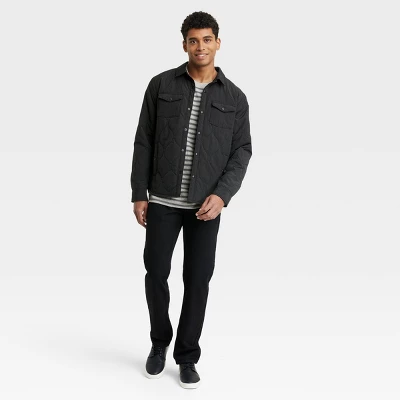 Men's Onion Quilted Lightweight Jacket - Goodfellow & Co™ Black 4 Men's Onion Quilted Lightweight Jacket - Goodfellow & Co™ Black - Image 2